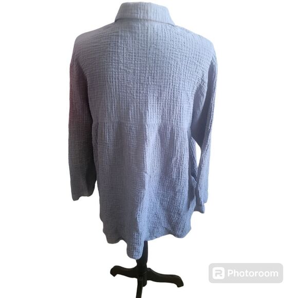 Zara Shirt Dress with Pockets. Size XL. - Picture 11 of 13